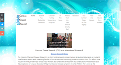 Desktop Screenshot of canavandisease.org